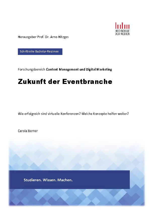 bachelorSchriftenreihe-carola-berner Cover der wissenschaftlichen Publikation